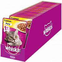 Whiskas консервы для кошек рагу с курицей (пауч)