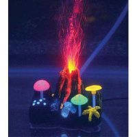 JELLY-FISH Вулкан подводный с неоновым эффектом, 9*7*6,5 см*72