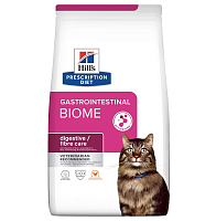 Hill's Prescription Diet Gastrointestinal Biome Сухой корм для кошек при расстройствах пищеварения и для заботы о микробиоме кишечника c курицей