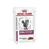 Royal Canin Renal Feline консервы для кошек при почечной недостаточности, говядина (пауч)