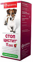 Таблетки для собак APICENNA СТОП-ЦИСТИТ Плюс 40 жевательных таблеток по 1000 мг