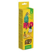 Палочки для волнистых попугайчиков и экзотов Rio с тропическими фруктами