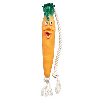 Зооник Игрушка "Морковь на веревке" для собак