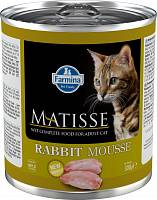 Консервы для кошек Farmina Matisse cat mousse rabbit мусс с кроликом, 300 гр