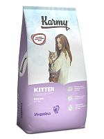Karmy Kitten сухой корм для беременных и кормящих кошек и котят в возрасте до 1 года Индейка