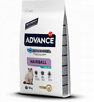 Корм сухой для стерилизованных кошек ADVANCE Sterilized Hairball для вывода шерсти