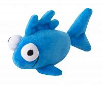 Rogz игрушка для кошек, плюшевая с мятой, синяя рыбка, CTC01B, синий