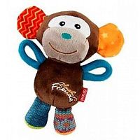 GiGwi Игрушка для собак, обезьянка с пищалками