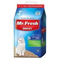 Mr.Fresh наполнитель для длинношерстных кошек Древесный комкующийся