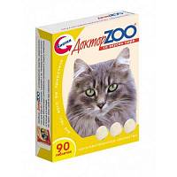 Доктор ZOO витамины для кошек со вкусом сыра