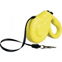 Fida "Styleash" стильная рулетка с выдвижным шнуром (для мелких пород), до 12 кг, 3 м (желтая)