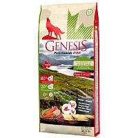 Genesis Pure Canada Green Highland Puppy для щенков, юниоров, беременных и кормящих взрослых собак всех пород с курицей, козой и ягненком