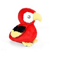 Игрушка для собак HOMEPET попугай с пищалкой и шуршащим эффектом плюш 18 см х 18 см