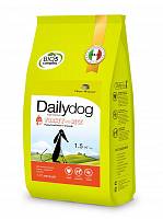 Сухой корм Dailydog для щенков мелких пород с индейкой и рисом - 1,5 кг