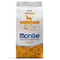 Monge Cat Speciality Light Низкокалорийный корм для кошек с индейкой