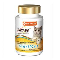 Витамины для кастрированных котов и стерилизованных кошек Unitabs SterilCat с Q10, 120 таб