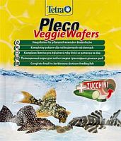TetraPleco Veggie Wafers корм-пластинки с добавлением цуккини для донных рыб