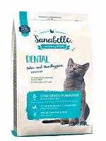 Корм для кошек Sanabelle Dental, профилактика заболеваний полости рта