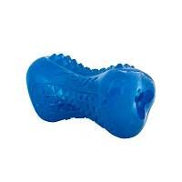 Игрушка для собак ROGZ Yumz M косточка массажная для десен синяя - 115 мм