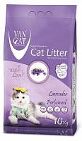 Наполнитель комкующийся для кошек Van Cat Lavender без пыли с ароматом Лаванды, пакет