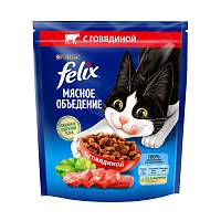 Сухой корм для кошек Felix Мясное объедение с говядиной