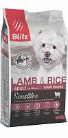 Blitz Adult Small Breeds Lamb & Rice корм для взрослых собак мелких пород со вкусом ягненка и риса