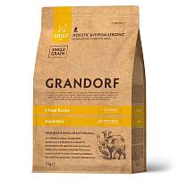 Сухой корм для взрослых собак мелких пород Grandorf Adult Mini Четыре вида мяса