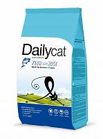 Cухой корм Dailycat Adult Exi Care Fish and Rice для взрослых привередливых кошек с сельдью, лососем и рисом - 400 г
