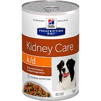 Влажный корм для собак Hill's Prescription Diet k/d, при лечении заболеваний почек, Рагу с курицей и добавлением овощей