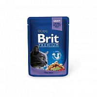 Brit Premium Cod Fish консервы для кошек Треска (пауч)