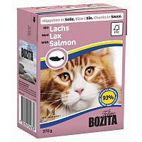 Bozita Feline Salmon Tetra Pak консервы для кошек кусочки в соусе с лососем