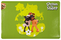 TRIXIE Коврик под миску "Shaun the sheep" 44х28 см., зеленый