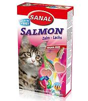 Витамины для кошек SANAL Лосось (Содержит В1, В2, В6, В12)