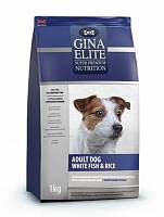 Gina Elite Dog White fish&Rice сухой корм для собак