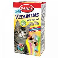 Витамины для кошек SANAL 100 таб