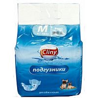 Cliny Подгузники для собак и кошек 5-10 кг размер M (9 шт.)