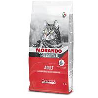 Сухой корм для взрослых кошек Morando Professional Gatto с говядиной и курицей