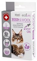 Арома-капли для котят и кошек Ms. Kiss Ecolife Здоровье Кожи и Шерсти, 10 мл