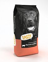TASTY Petfood сухой корм для взрослых собак с говядиной
