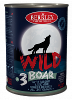 Berkley Wild №3 консервы для собак всех возрастов Кабан с пастернаком, сладким луком и лесными ягодами