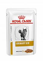 Royal Canin VD Urinary S/O консервы для кошек при мочекаменной болезни, соус (пауч)