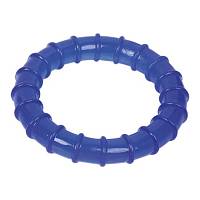 Грызлик Ам Игрушка для собак Кольцо ребристое Dental 13,5 см, Синий