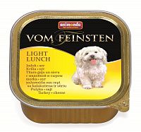 Animonda Vom Feinsten Light Lunch консервы для собак облегченное меню индейка и сыр