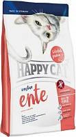 Корм для кошек Happy cat Supreme Sensitive гиппоаллергенный на основе утки,картофеля,риса и клюквы