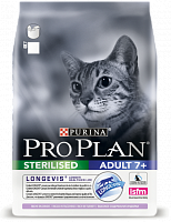 PRO PLAN "Sterilised Adult 7+" для пожилых кошек, с индейкой