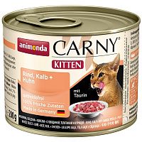 Animonda Carny Kitten консервы для котят с телятиной и курицей