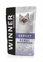 Влажный корм для взрослых кошек всех пород Winner Expert Renal при заболеваниях почек, пауч
