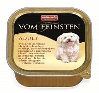 Animonda Vom Feinsten Adult консервы для собак с говядиной и картофелем