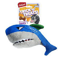 Gigwi игрушка для собак Акула с пищалкой с нишой под лакомство