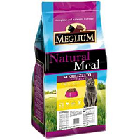 MEGLIUM NEUTERED корм для стерилизованных кошек, курица / рыба